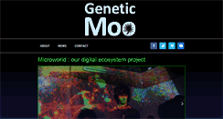 Desktop Screenshot of geneticmoo.com