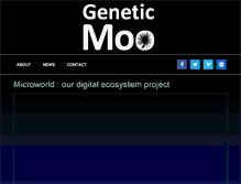 Tablet Screenshot of geneticmoo.com